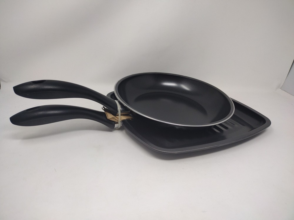 2pc Cookware Set Black