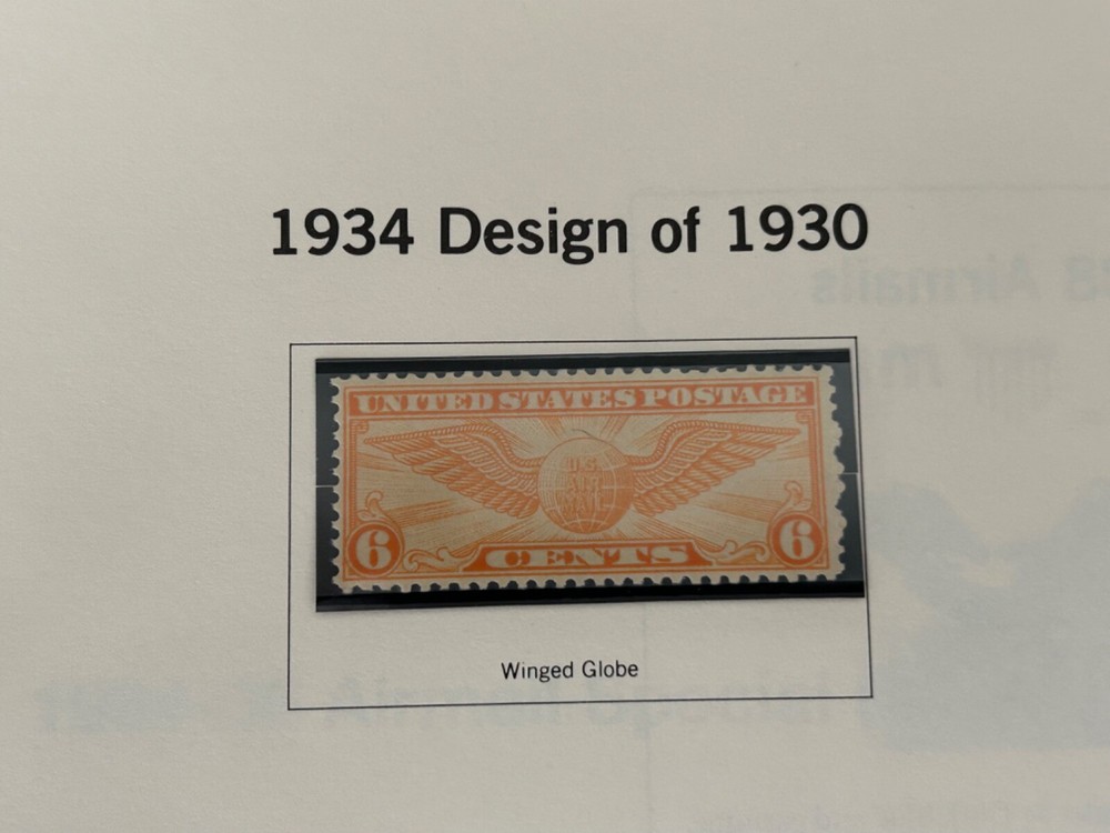 US Stamps SC# C19 Winged Globe 6c MNH 1934