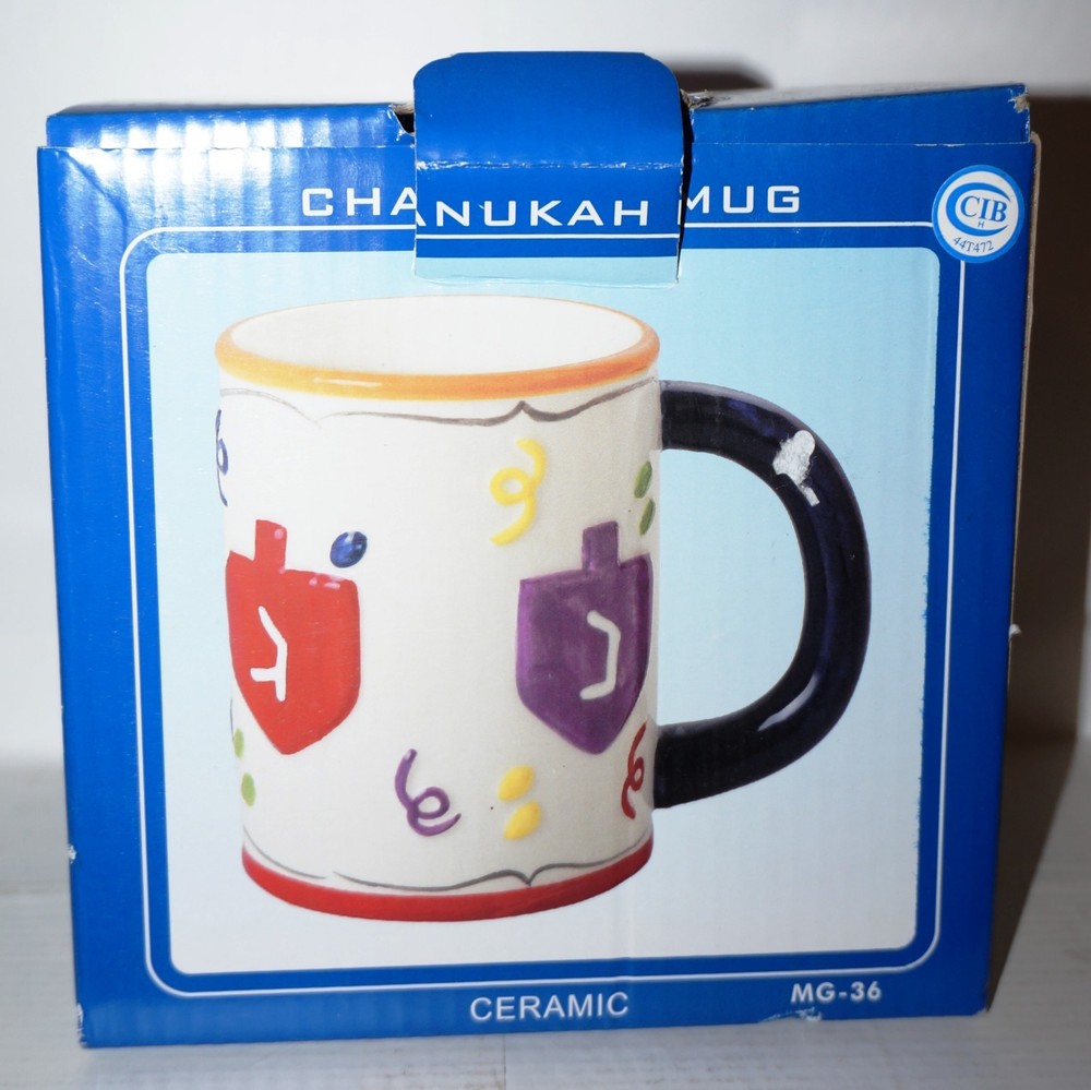 Hanukkah Chanukah ceramic mug New
