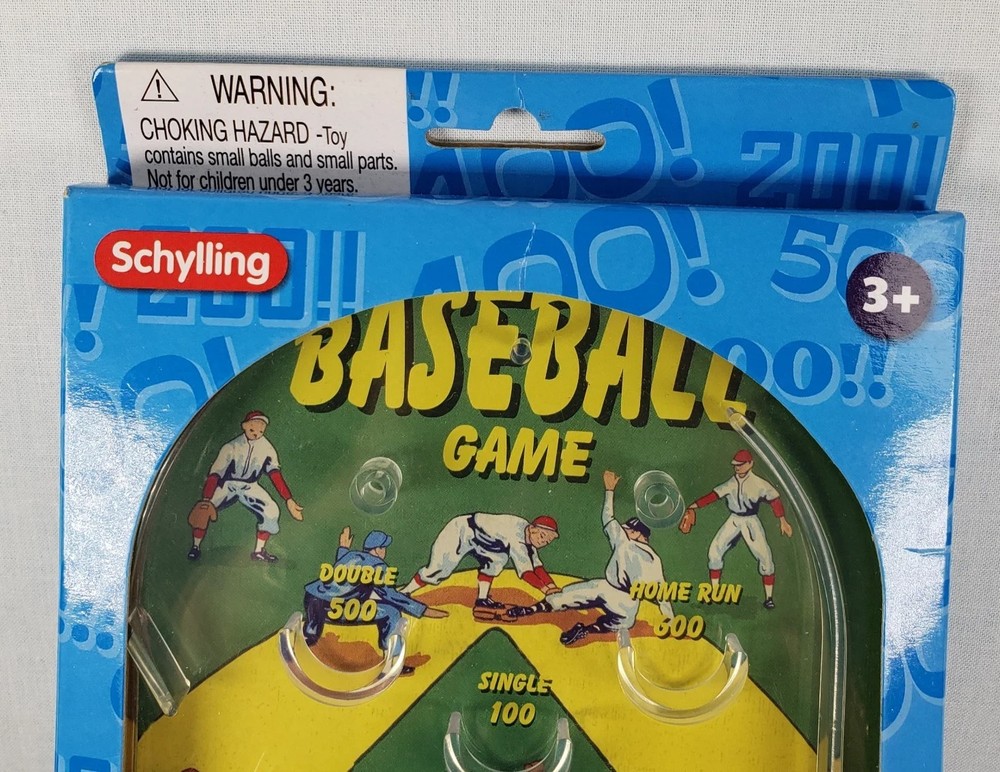Schylling Classic Pinball Baseball Handheld Game 2013 Old Fashioned