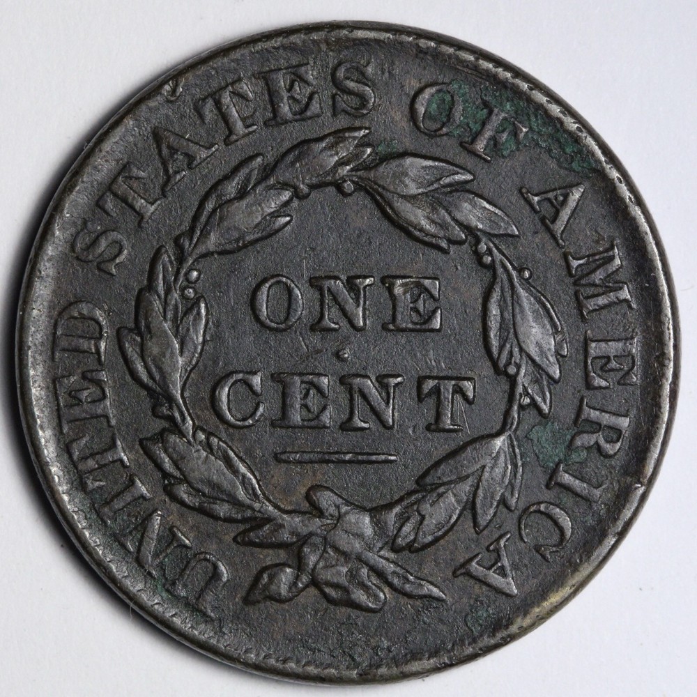 1831 Coronet Head Large Cent XF E117 ATCTU