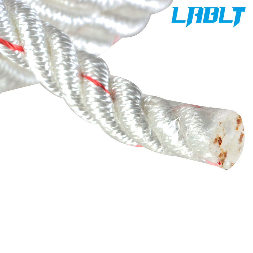 LABLT 1/2" x 150' 3 Strand Braid Arborist Bull Pulling Rope Tree Climbing Line