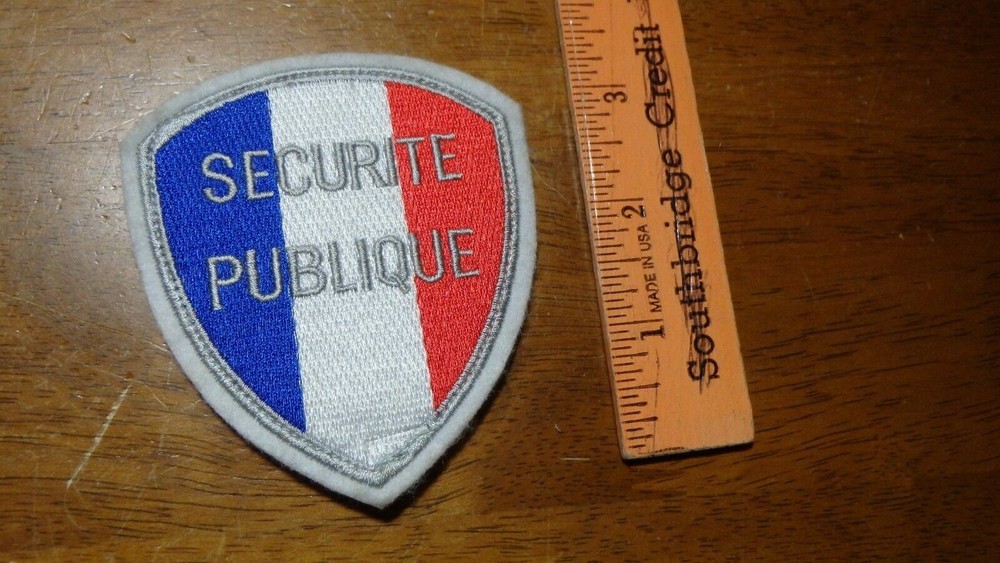 SECURITE PUBLIQUE POLICE PATCH BX 2#2