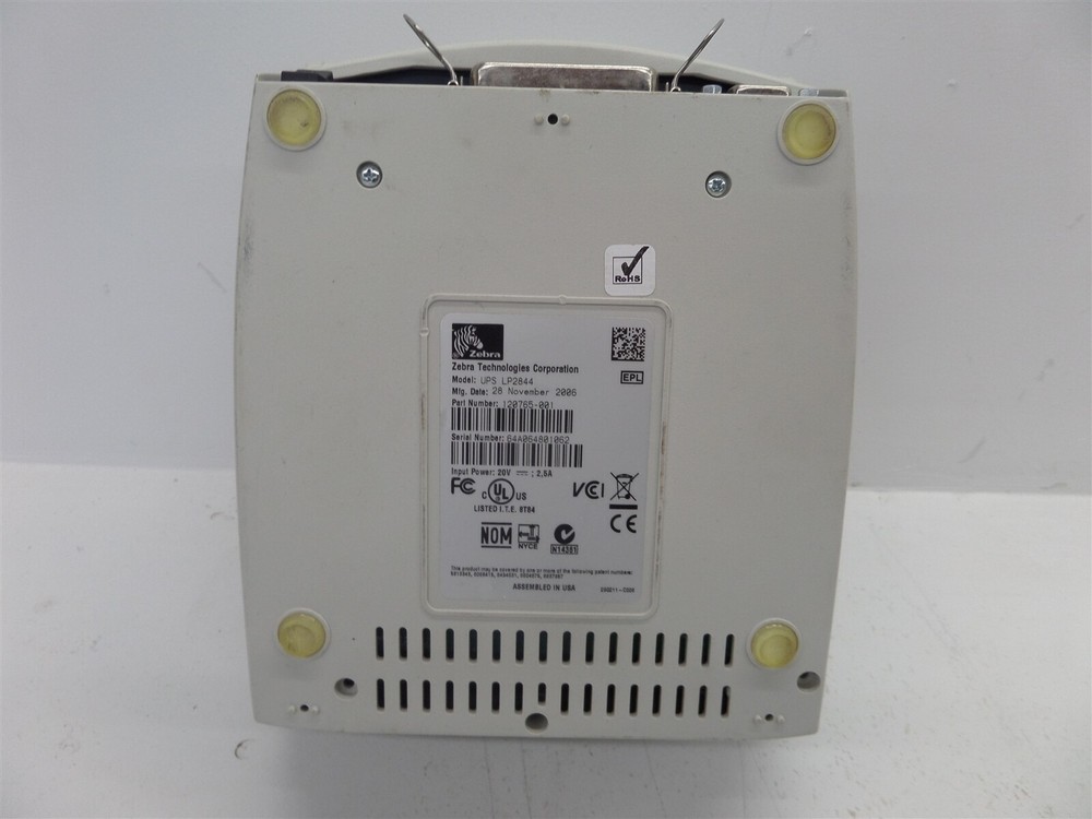 Zebra LP 2844 Thermal Label Printer