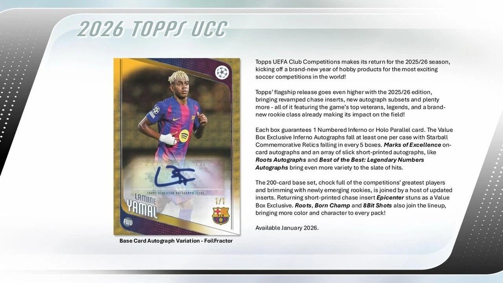 2025-26 Topps Flagship UEFA Soccer Blaster Box