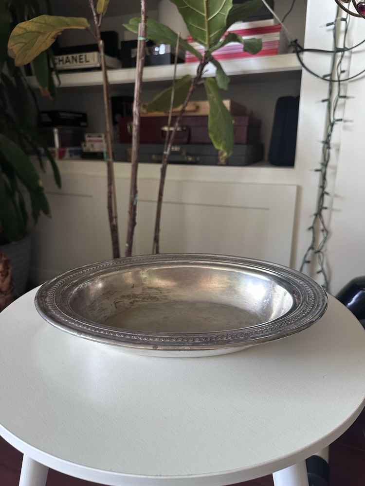 Silver Plated Vintage Fruit Bowl