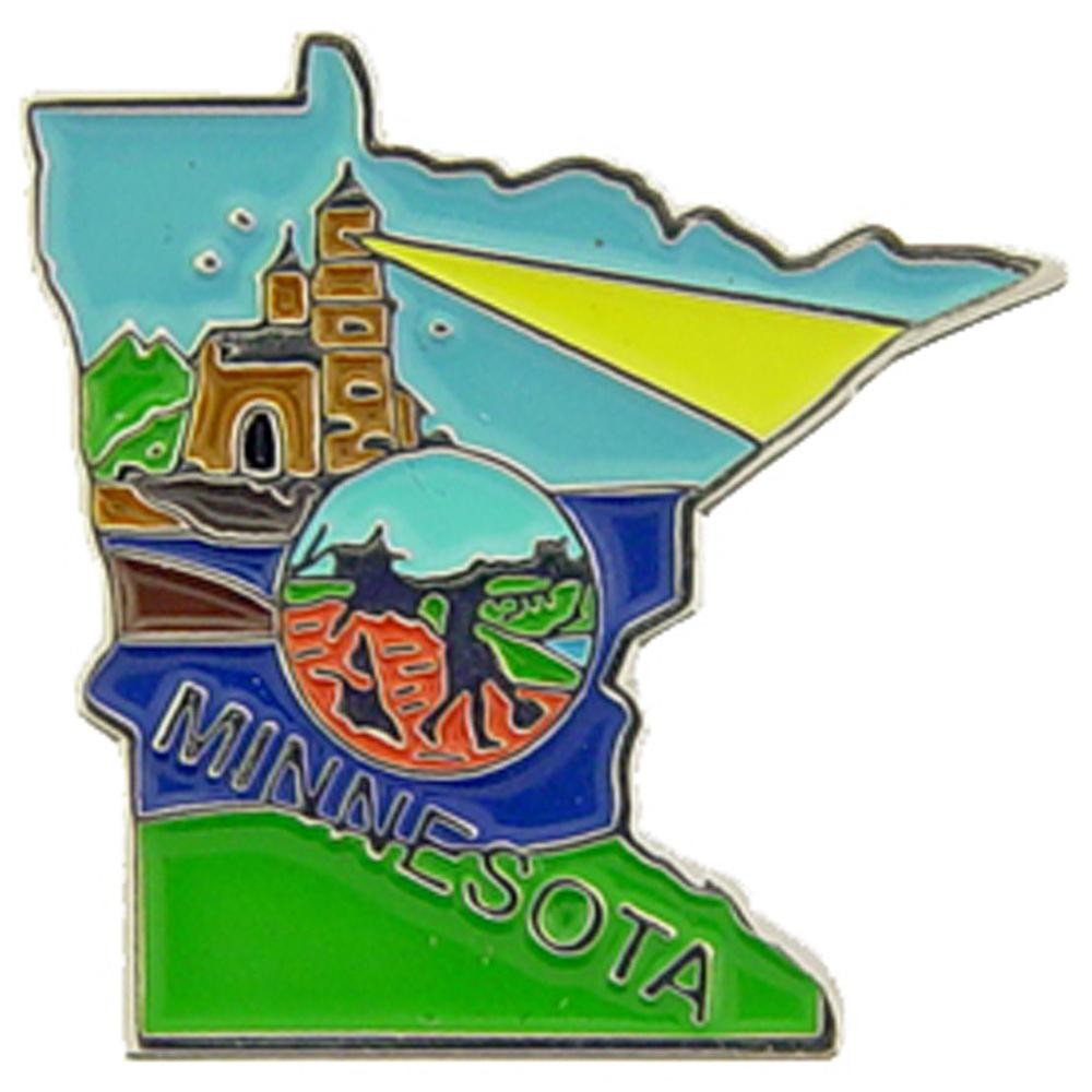 Minnesota Map Pin 1"