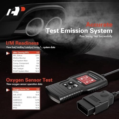 AD100 Universal OBD2 Scanner Diagnostic Tool, Car Code Basic Scan Tool AD100