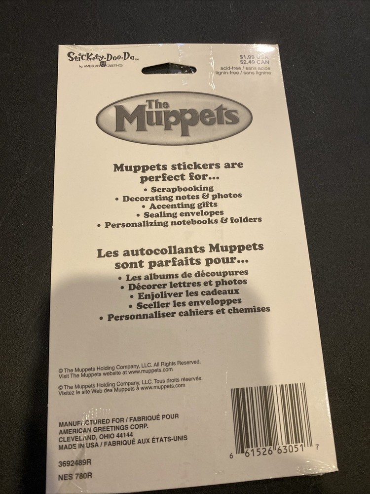 Muppet Stickers NIB