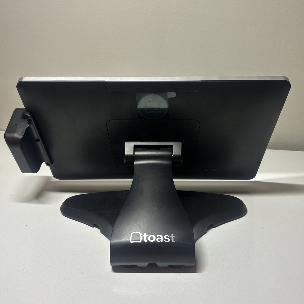 Toast Flex TT200 POS System Single Display EMV Card Reader Power Supply & Stand