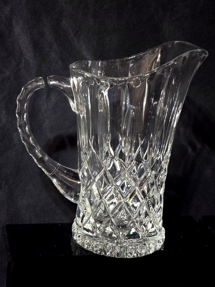 Gorham King Edward Crystal Pitcher 32oz – Unique Handle Separation (See Notes)