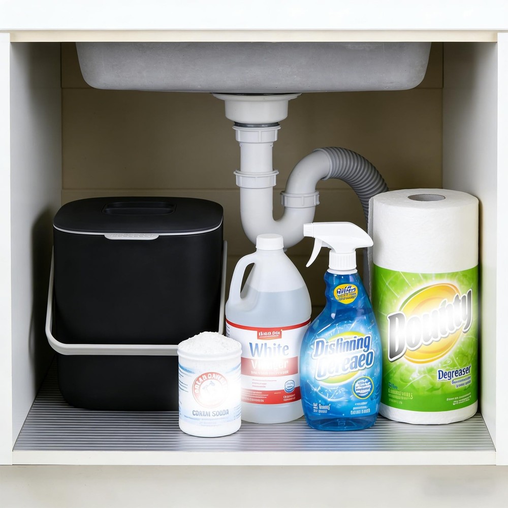 Compost Bin Kitchen, Sealed Countertop Compost Bin，No Filter Required, 0.