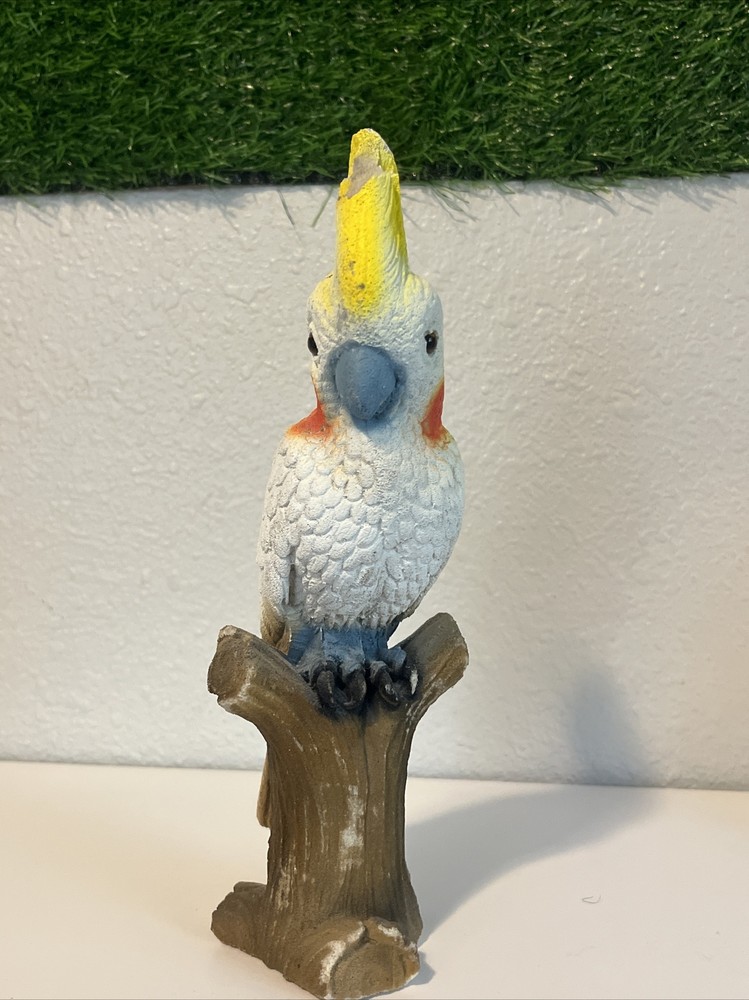 Vintage Crested Parrot Figurine