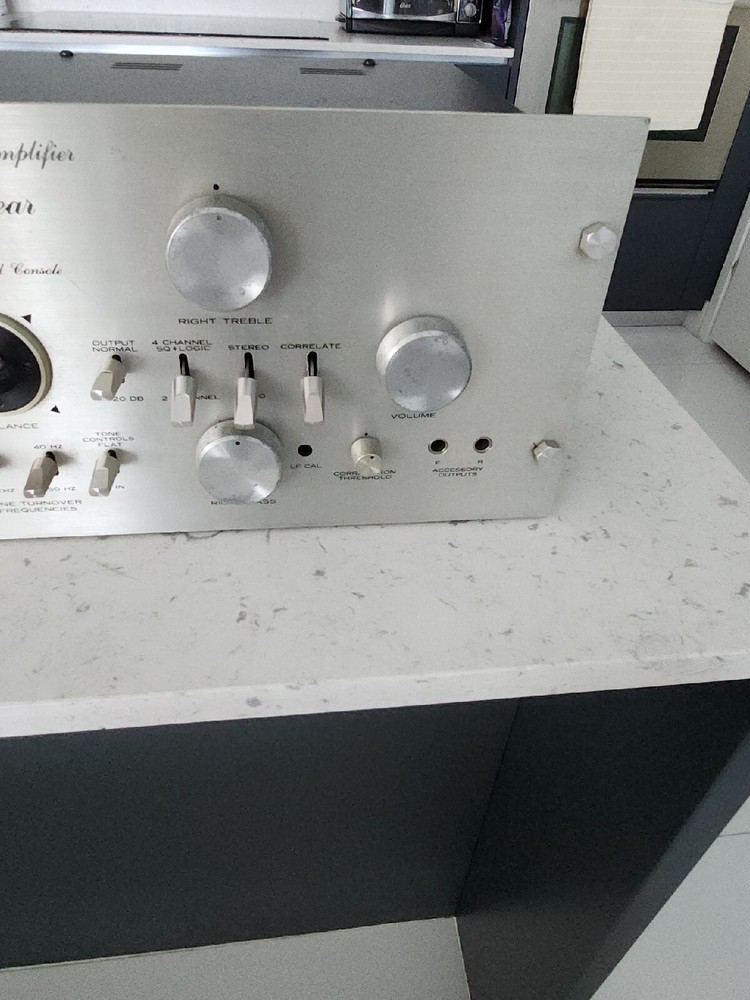 Phase Linear 4000 Preamplifier. Working