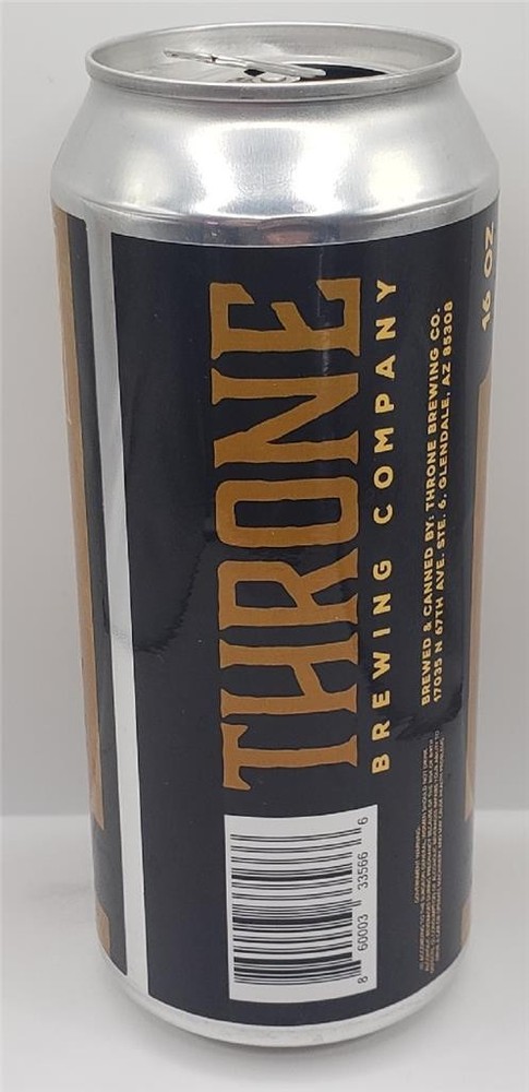 Craft Beer Can Throne Brewing Company Graham Cracker Molasses Porter