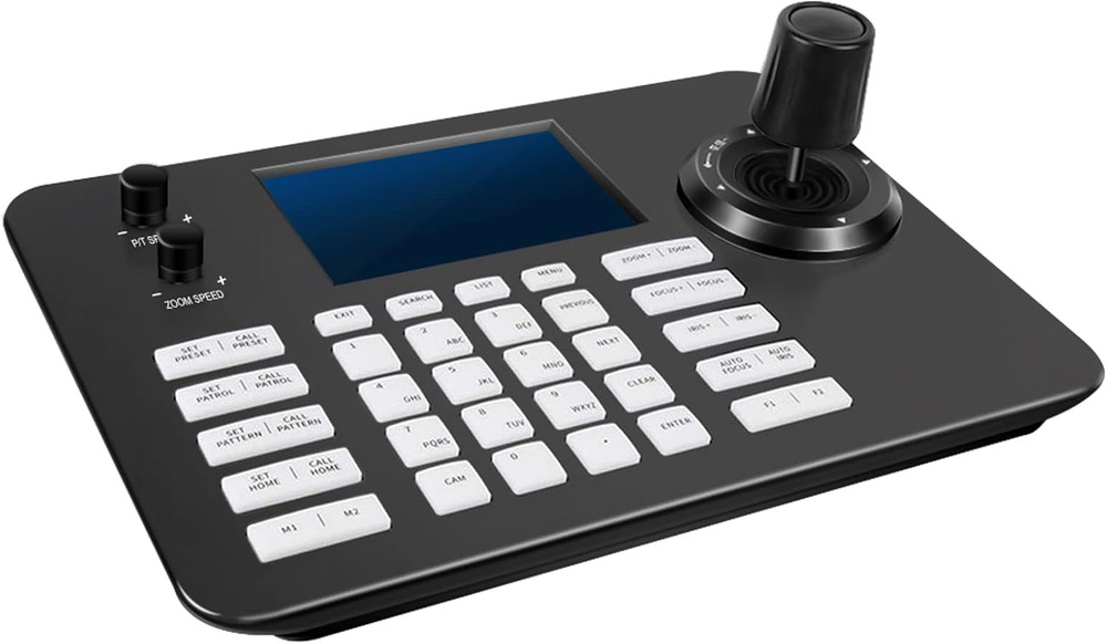 PTZ Controller,Camera Controller POE Network 4D Joystick Decoding Keyboard with