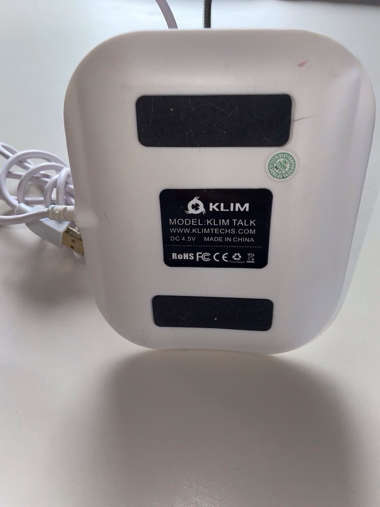 KLIM Talk USB Desk Microphone For PC Or MAC -USED, WORKS