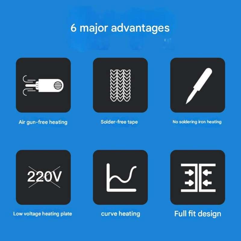 Portable Heating Station Adjustable Temperature CPU Heating Platform for Chip