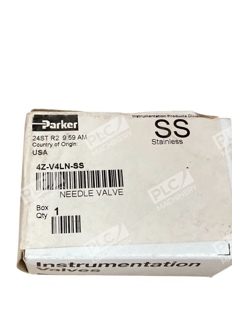 Parker Needle Valve 4Z-V4LN-SS