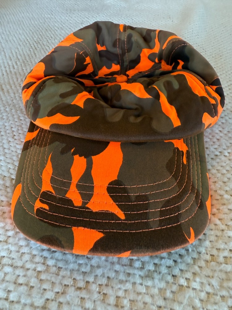 Orange Camouflage Cap