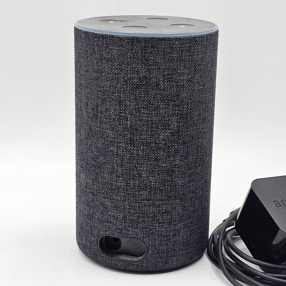 Amazon Echo (2nd Generation) Smart Assistant Speaker - Charcoal Fabric
