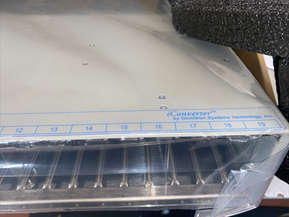 New - Omnitron Systems iConverter 19-Module Power Chassis (Model Number: 8200-2)