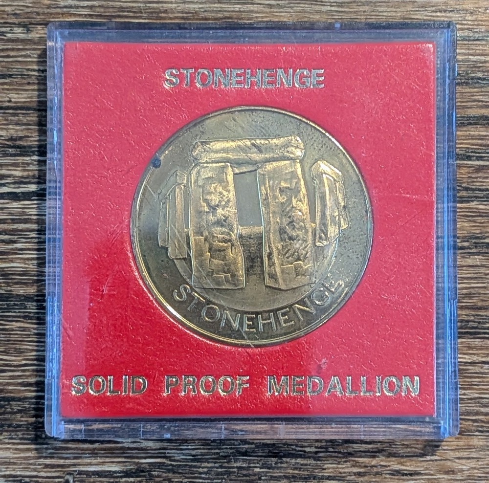Stonehenge Solid Proof Medallion
