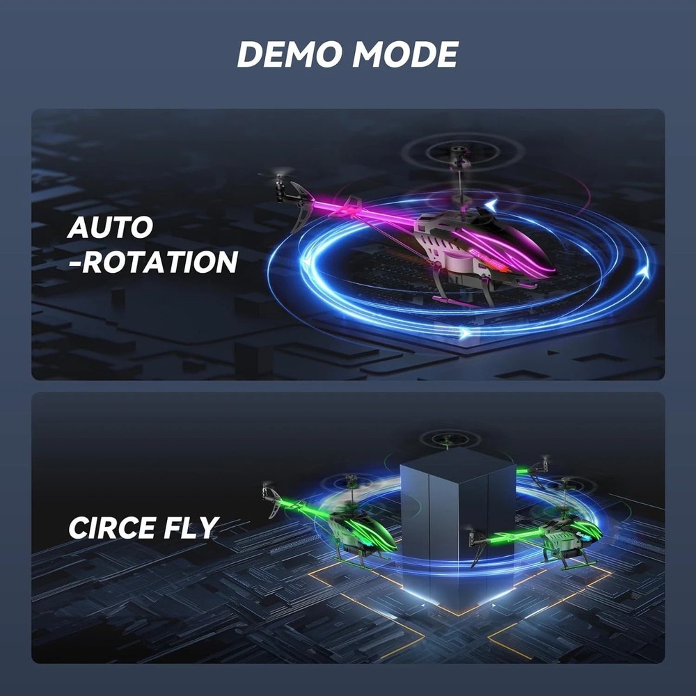 Stunning LED Remote Control Helicopter with 30 Mins Flight & Easy Controls