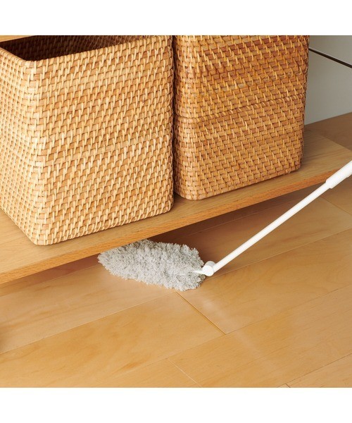 MUJI Microfiber Mini Handy Mop Extendable Telescopic Type 34–78cm from Japan