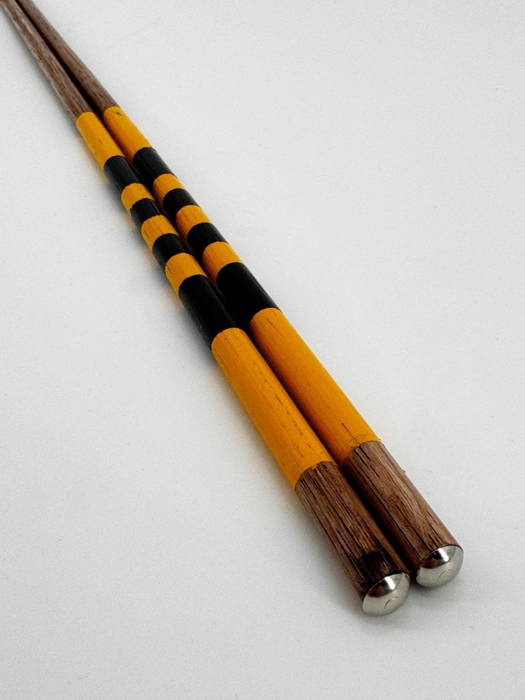 Golf Hickory Alignment Sticks Black Yellow