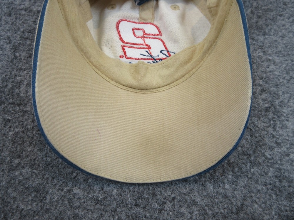 Rusty Wallace Hat Cap Strap Back Beige Nascar Racing Winners Circle