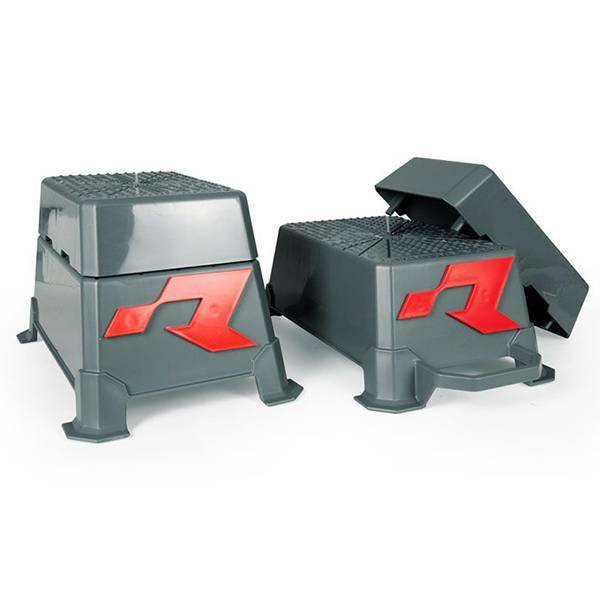 pair of rises thicknesses Rtech plastic starting blocks