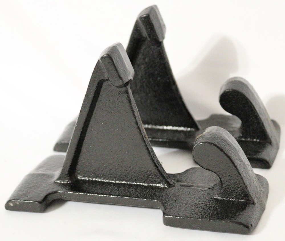 Durable Cast Iron Fireback Feet Set of 2