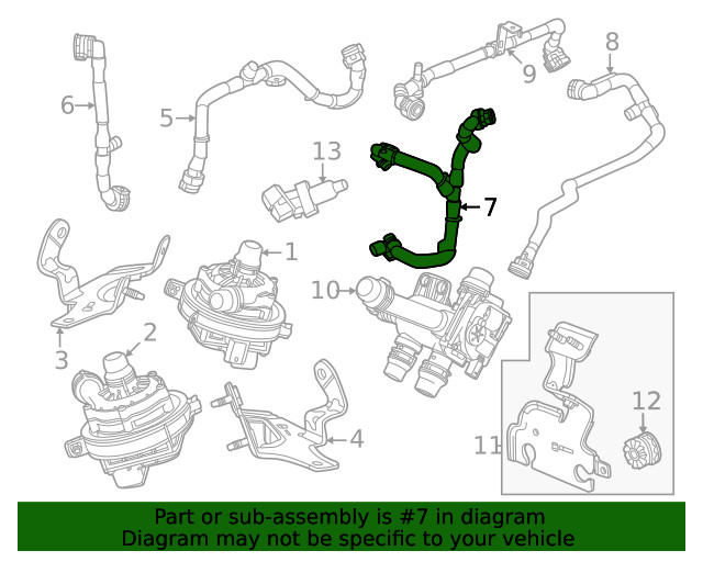 Genuine GM Front Hose 85510858