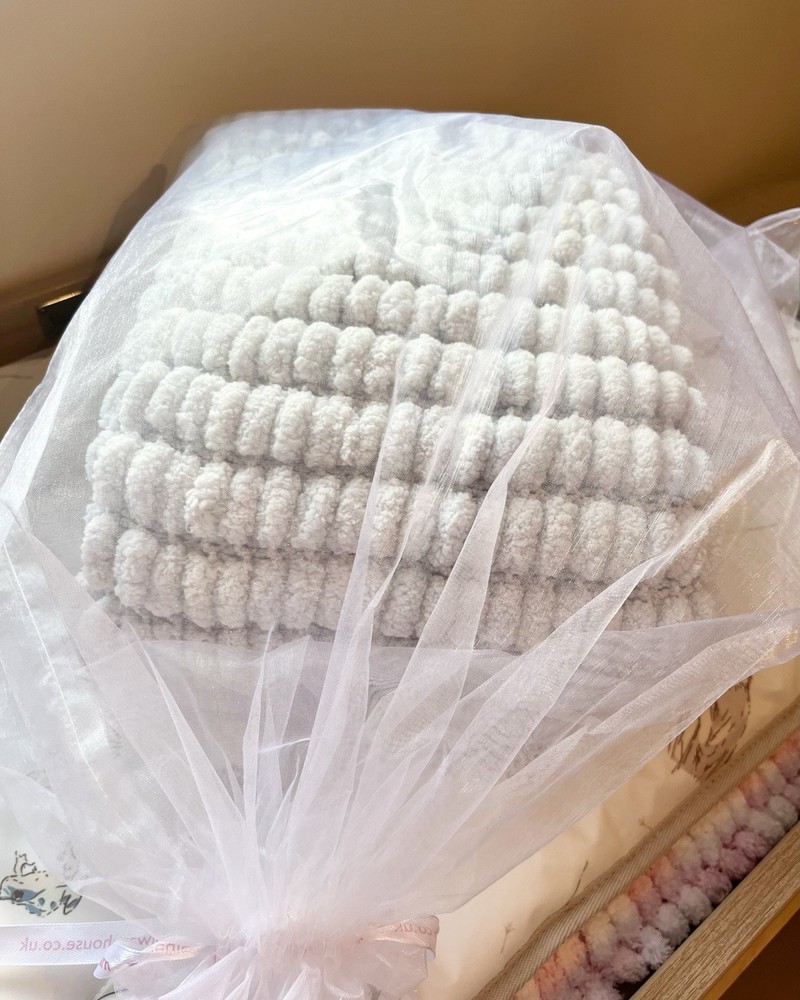 Pompom Baby Blanket
