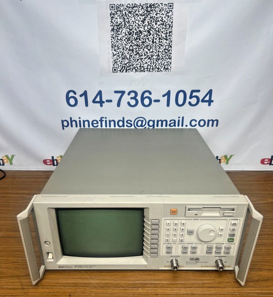 Hewlett Packard 8713B 300kHz - 3000Mhz RF Network Analyzer