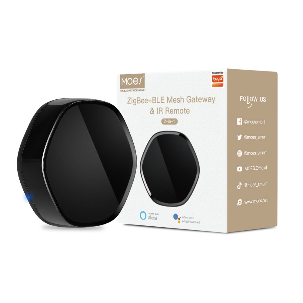 MOES WiFi IR Smart Universal Remote Controller With 2in1 Multi-Mode Hub Gateway