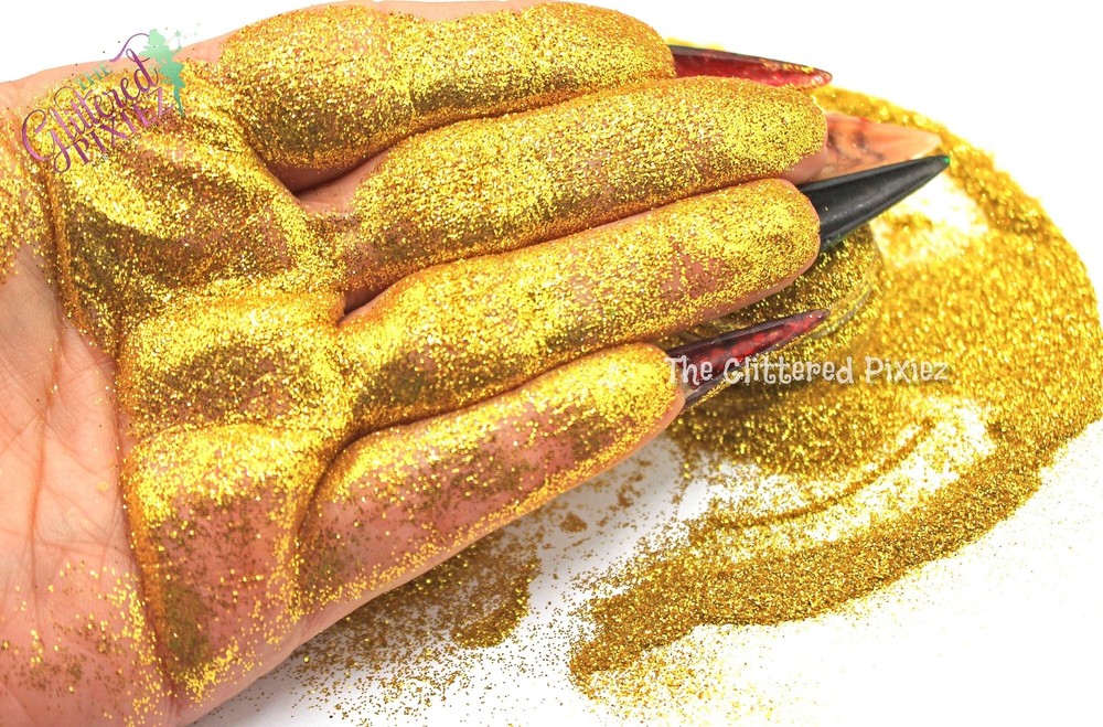 BRIGHT GOLD Pixie Dust (extra fine glitter)