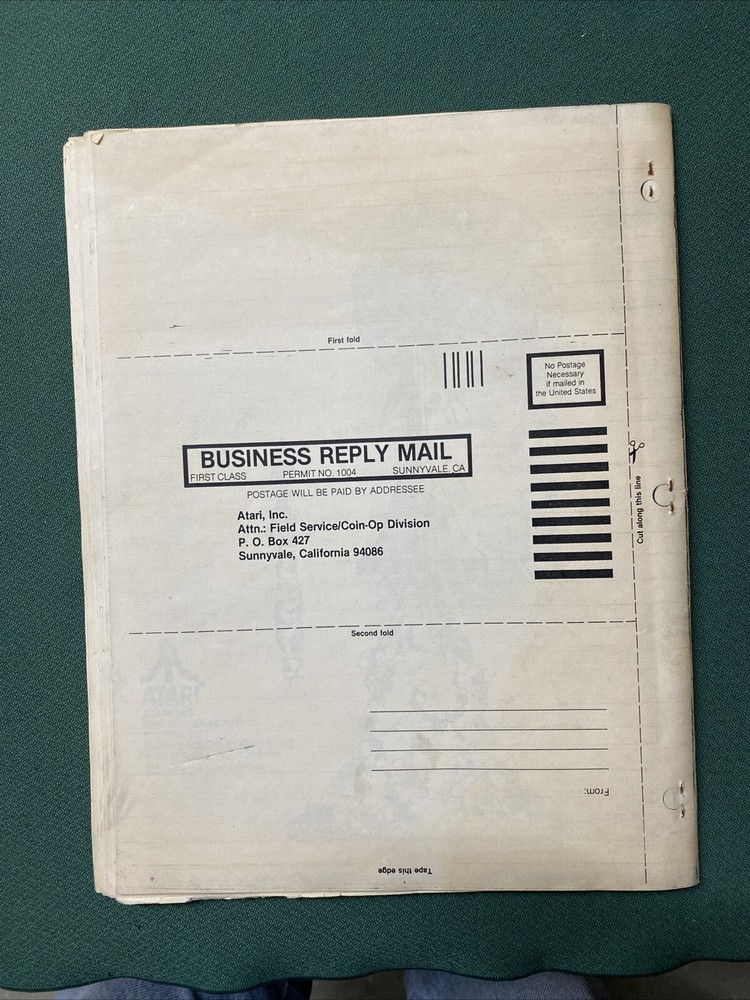 MISSILE COMMAND Operation, Maintenance and Service Manual ATARI