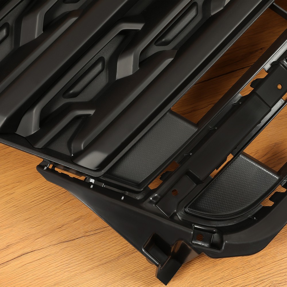 For Ford Explorer 2018-2019 Black Front Bumper Upper Grille Black ABS Painted