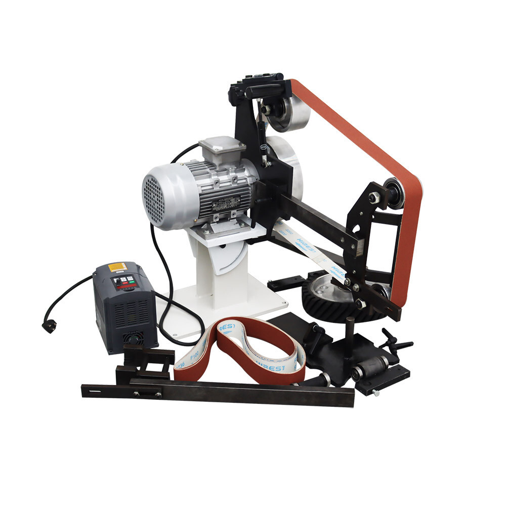 110V Vertical and Horizontal Frequency Conversion Industrial Grade Belt Machine