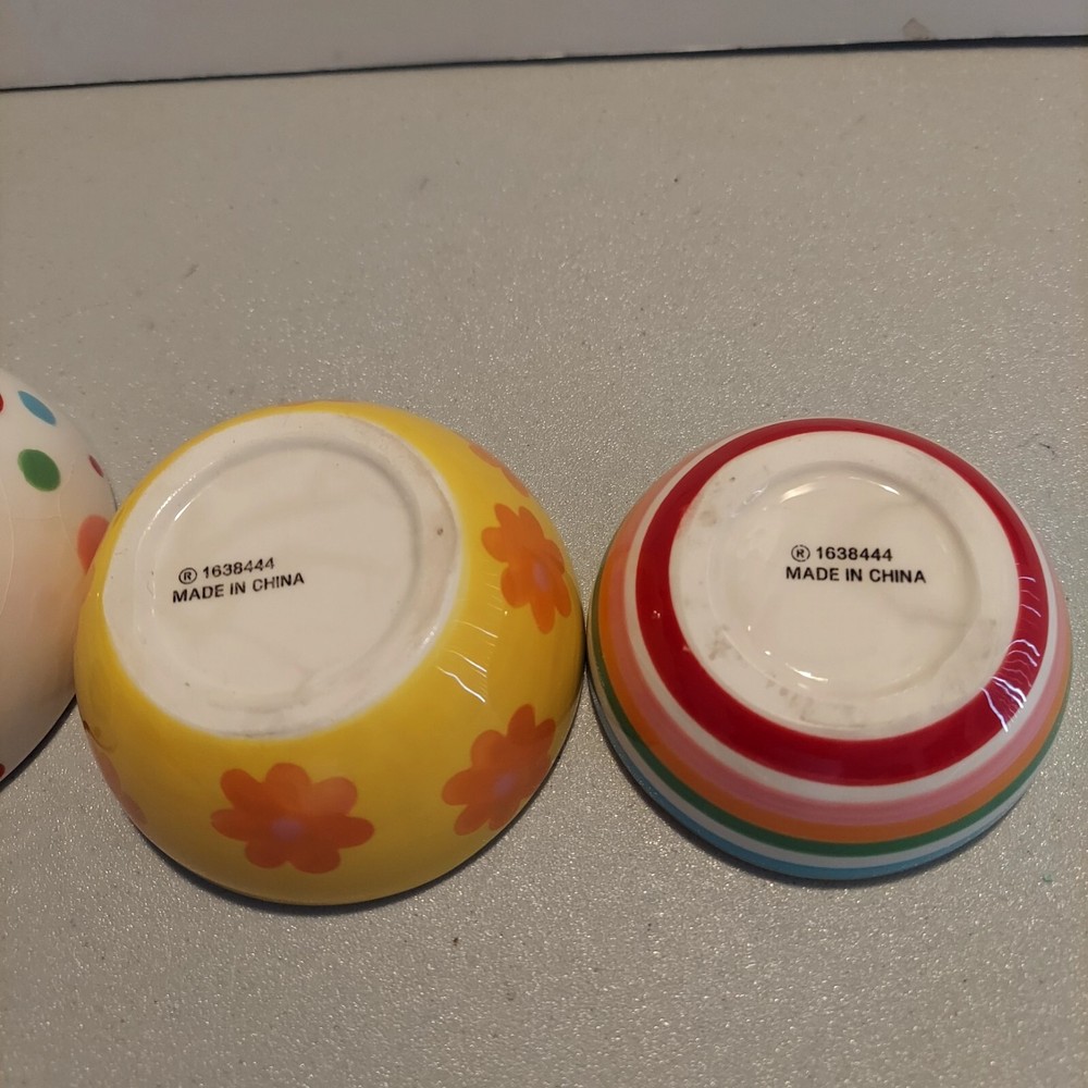 Boston Warehouse Trading#1638444 Ladybug Ceramic Nesting Measuring Cups