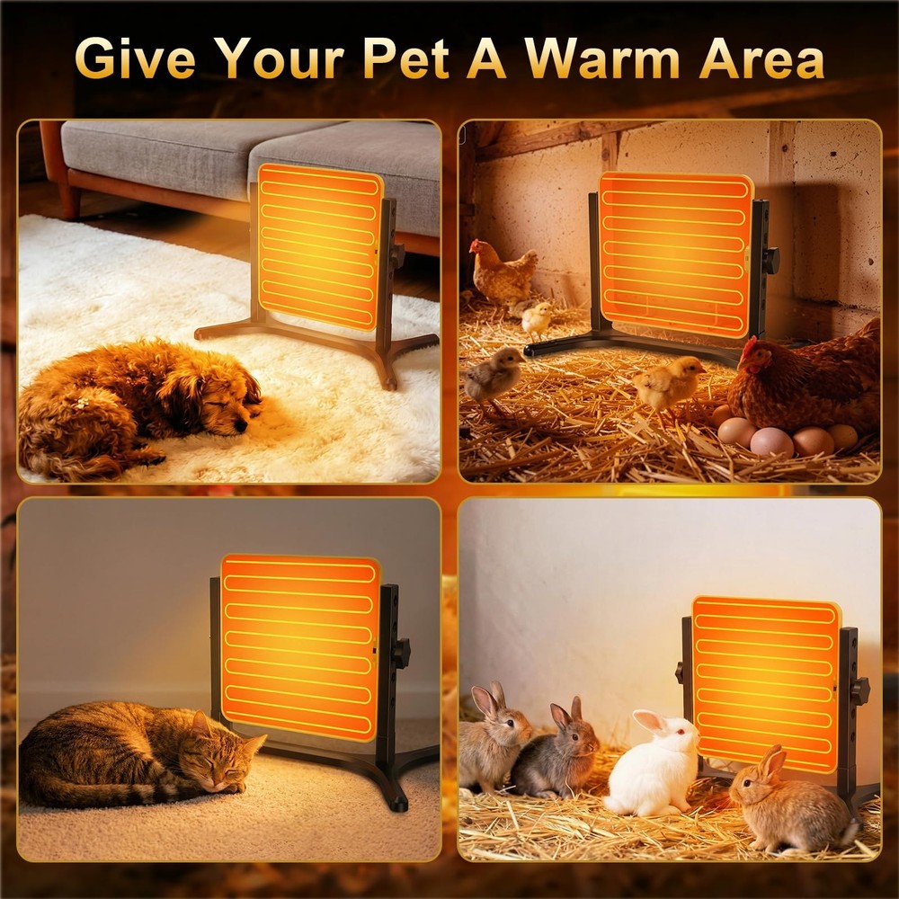 Lobeline Smart Chick Brooder Plate - Energy Efficient Chick Heat Plate with A...