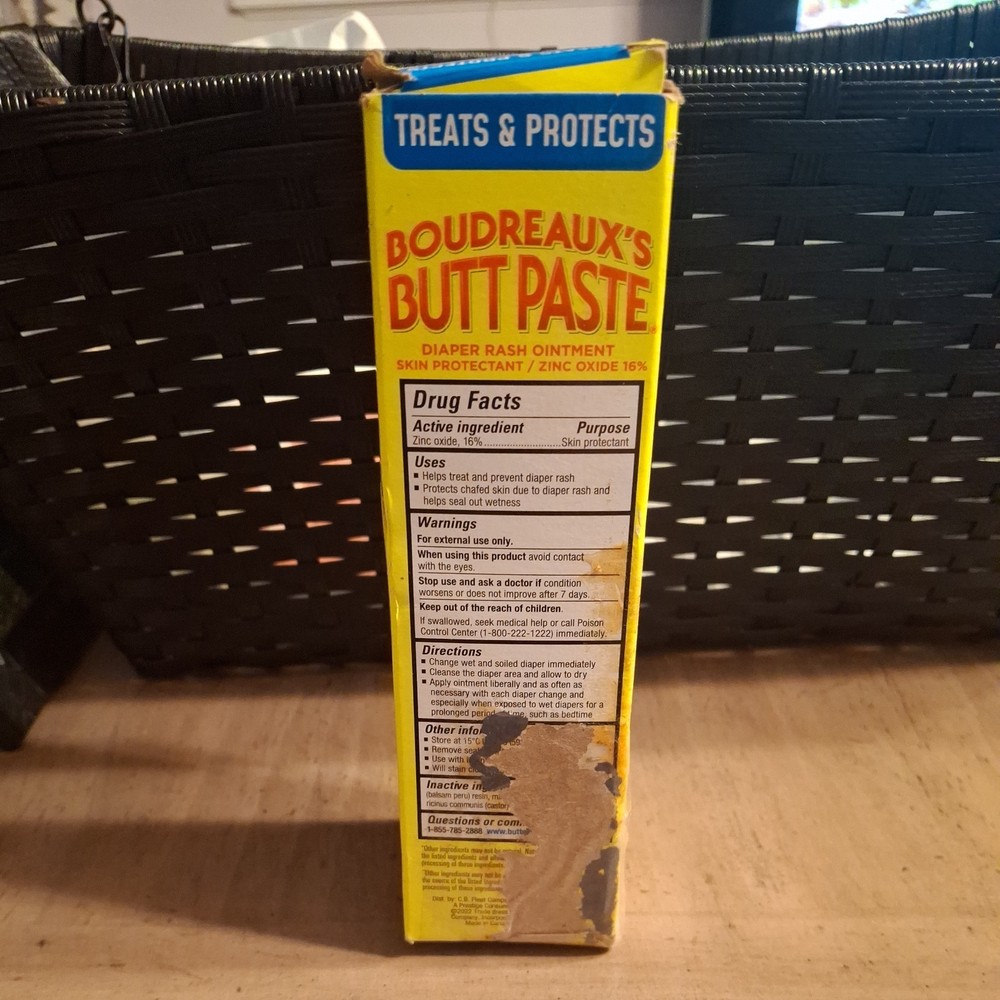 Boudreauxs MAXIMUM Strength Butt Paste - 4 Oz . Baby - diaper rash