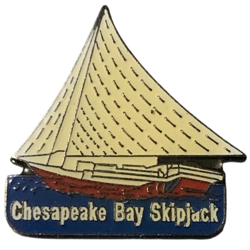 Chesapeake Bay Skipjack Travel Souvenir Pin