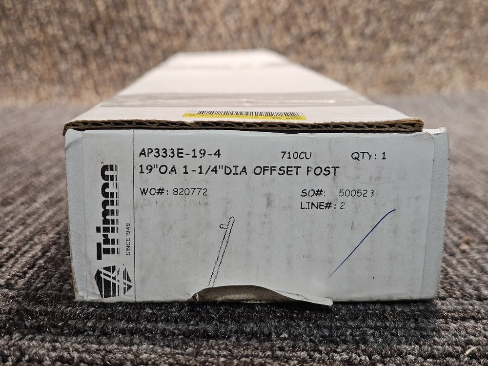 Trimco AP333E-19-4 Hands-Free Adjustable Pull 1-1/4″ diameter offset standoff