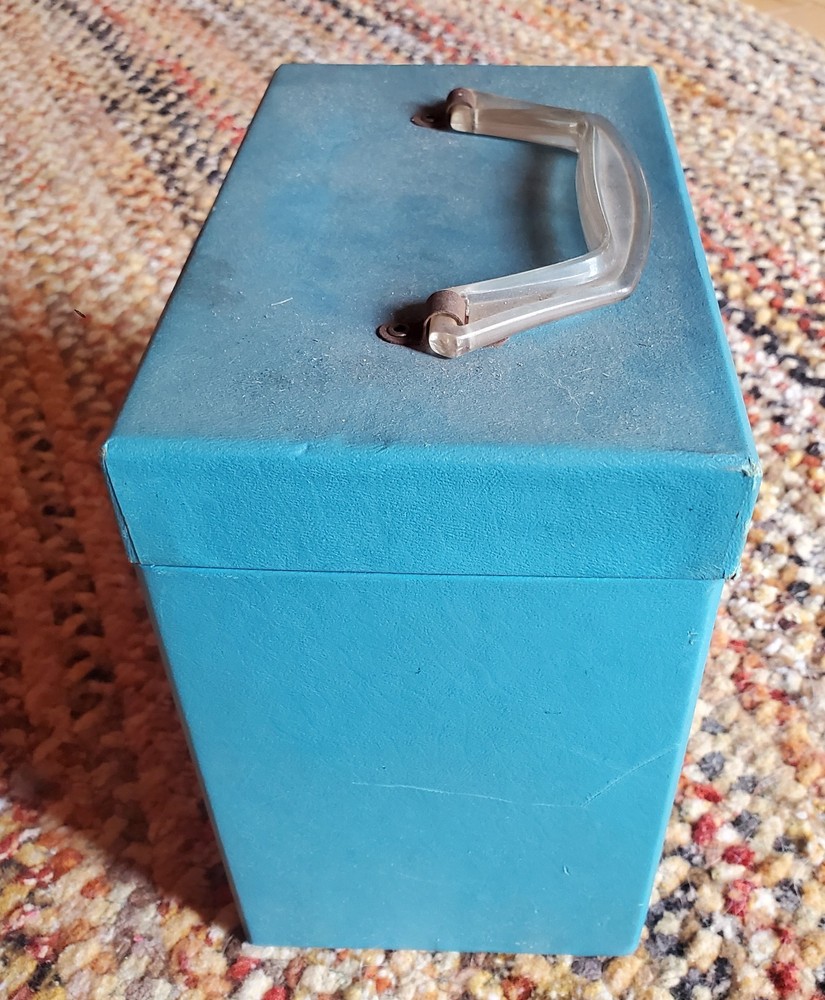 Vintage Cardboard 45 Record Holder Storage Carrying Case
