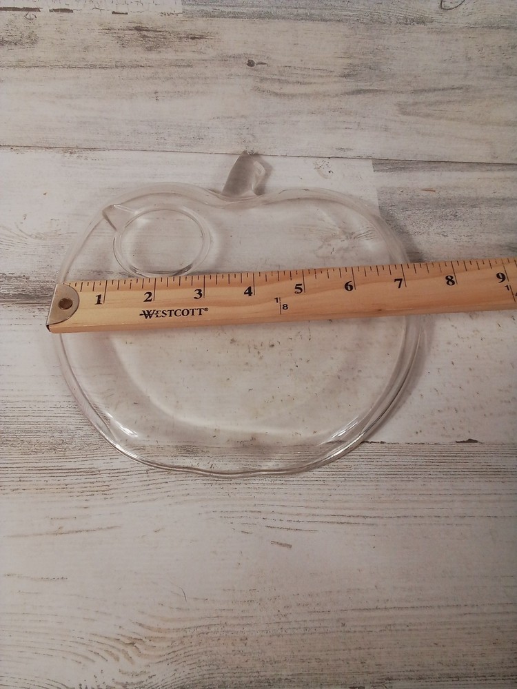 Apple Snack Platter With Dip Holder Set Of Two