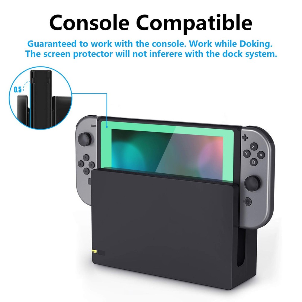 switch protective film mint green