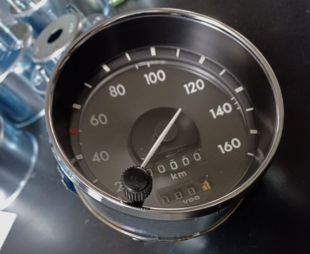 Vw 1600 Type 3 Speedometer with Trip Meter Completely Overhauled